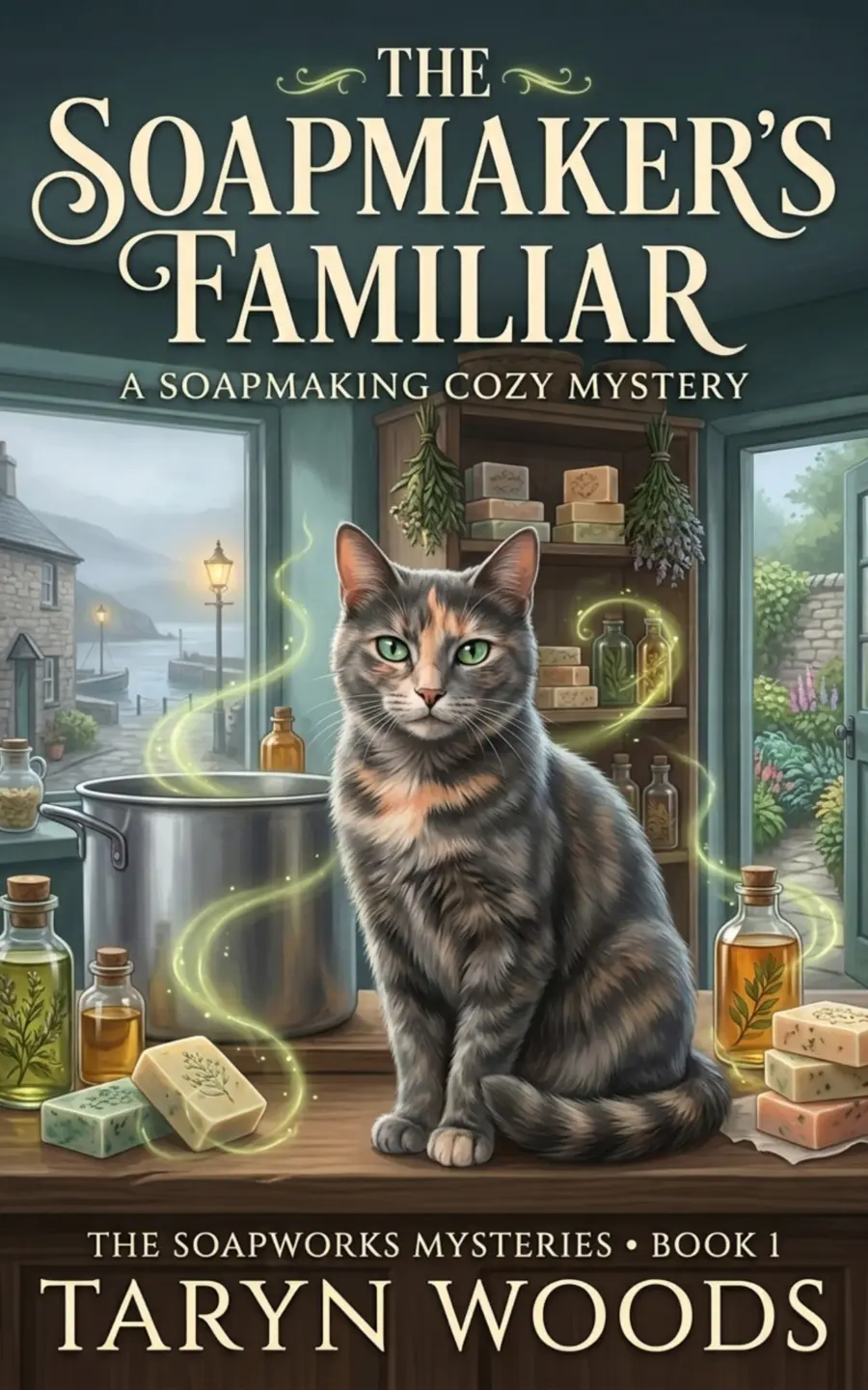Cover of The Soapmaker's Familiar by Taryn Woods