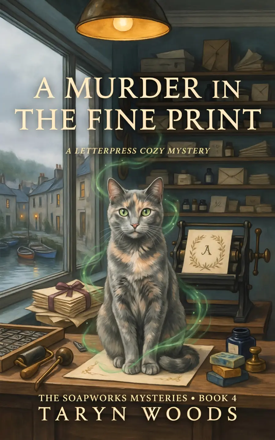 A Murder in the Fine Print cover